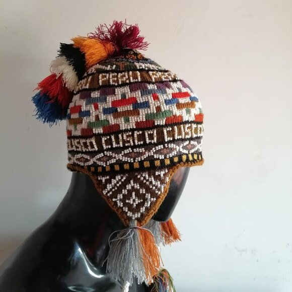 Peruvian Chullo Handwoven Peruvian Crafts Winter